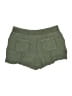 Maurices Solid Green Shorts Size 13 - 14 - photo 2