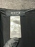 Onyx 100% Polyester Black 3/4 Sleeve Blouse Size L - photo 7