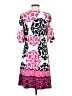 Volume One Print Pink Casual Dress Size S - photo 2