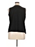 Coldwater Creek 100% Polyester Black Sleeveless Blouse Size XL - photo 2