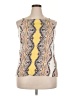 verse 100% Rayon Yellow Sleeveless Blouse Size XXL - photo 1