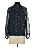 Banana Republic 100% Polyester Blue 3/4 Sleeve Blouse Size XS - photo 2