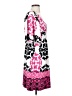 Volume One Print Pink Casual Dress Size S - photo 4