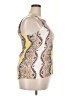 verse 100% Rayon Yellow Sleeveless Blouse Size XXL - photo 4