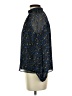 Banana Republic 100% Polyester Blue 3/4 Sleeve Blouse Size XS - photo 5