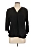 Noa Noa 100% Viscose Black 3/4 Sleeve Blouse Size EU 44 / US 14 - photo 1