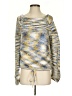 Theory Metallic Yellow Pullover Sweater Size S - photo 1
