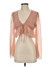 Shein 100% Polyester Pink Long Sleeve Blouse Size XS - photo 1