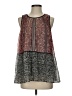 Daniel Rainn 100% Polyester Burgundy Sleeveless Blouse Size S - photo 1
