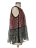Daniel Rainn 100% Polyester Burgundy Sleeveless Blouse Size S - photo 4