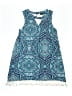 My Michelle Paisley Blue Dress Size 7 - photo 1