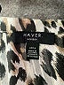Haver 100% Polyester Animal Print Silver Long Sleeve Blouse Size XL - photo 7