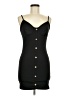 Shein Solid Black Casual Dress Size M - photo 1