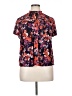 Perseption Concept Floral Red Short Sleeve Blouse Size XL - photo 1