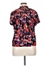 Perseption Concept Floral Red Short Sleeve Blouse Size XL - photo 2