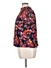 Perseption Concept Floral Red Short Sleeve Blouse Size XL - photo 5