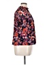 Perseption Concept Floral Red Short Sleeve Blouse Size XL - photo 4
