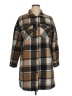 Unbranded 100% Polyester Plaid Brown Jacket Size XL - photo 1