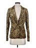 Scotch & Soda 100% Polyester Animal Print Gold Blazer Size XS (0) - photo 1