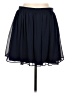 B. Darlin Solid Blue Casual Skirt Size 30 waist (estimated) - photo 1