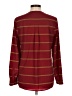 Talbots 100% Polyester Burgundy Long Sleeve Blouse Size M - photo 2