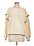 Lumiere Color Block Ivory Pullover Sweater Size L - photo 1