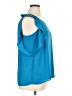 Violet & Claire 100% Polyester Blue Sleeveless Blouse Size XL - photo 4