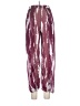 Unbranded Print Burgundy Casual Pants Size 0X - photo 1