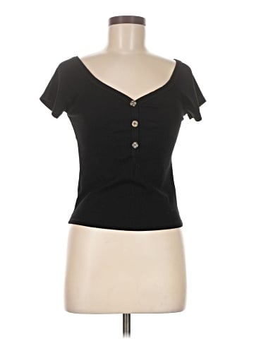 Caution to the Wind Short Sleeve Henley (view 1)