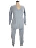 Unbranded 100% Rayon Stripes Gray Jumpsuit Size XL (estimated) - photo 1