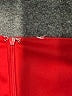 Unbranded Solid Red Cocktail Dress Size M - photo 7