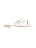 Schutz Silver Pink Sandals Size 6 - photo 1