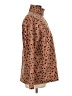 Lands' End 100% Polyester Animal Print Brown Pullover Sweater Size L - photo 4