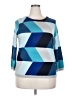 The Limited Color Block Blue Pullover Sweater Size XXL - photo 1