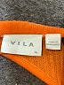 Vila 100% Acrylic Orange Pullover Sweater Size M - photo 7
