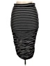 Splendid Stripes Gray Casual Skirt Size M - photo 2