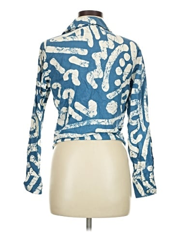 Haute Hippie Long Sleeve Blouse - back