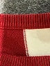 Unbranded Color Block Burgundy Pullover Sweater Size 4 (estimated) - photo 3