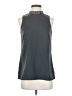 Ann Taylor 100% Polyester Gray Sleeveless T-Shirt Size XS - photo 1
