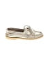 Sperry Top Sider Metallic Silver Gold Flats Size 6 1/2 - photo 1