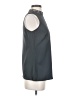 Ann Taylor 100% Polyester Gray Sleeveless T-Shirt Size XS - photo 4