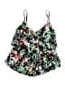 Elle Floral Green Swimsuit Top Size XL - photo 1