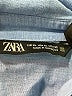 Zara Blue Long Sleeve Button-Down Shirt Size XL - photo 7