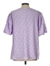 Umgee 100% Polyester Purple Short Sleeve Blouse Size L - photo 2