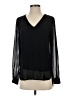 Calvin Klein Black Long Sleeve Blouse Size S - photo 1
