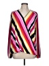 Nygard Stripes Pink 3/4 Sleeve Blouse Size L - photo 1