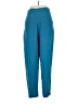 Equipment 100% Silk Solid Blue Silk Pants Size 12 - photo 2