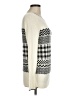 Talbots Chevron-herringbone Ivory Pullover Sweater Size M - photo 4