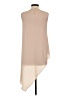 BCBGMAXAZRIA 100% Polyester Tan Sleeveless Blouse Size XS - photo 2
