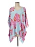 Buddy Love 100% Polyester Tropical Blue Kimono Size M - photo 1